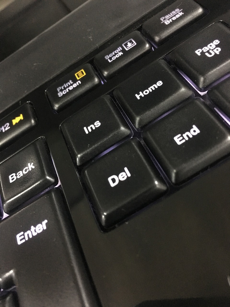 Delキーの恐怖