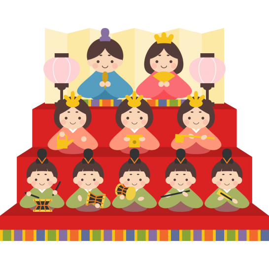 ひな祭りイラスト