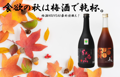 食欲の秋は梅酒で乾杯！